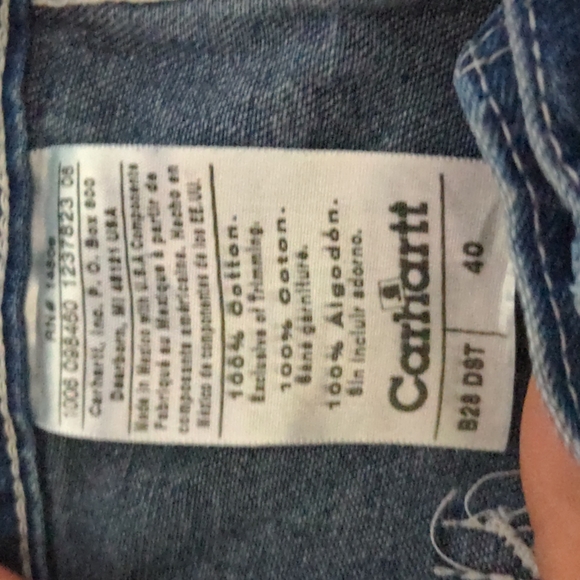 Carhartt Jean Shorts Waist 40 - Picture 3 of 3